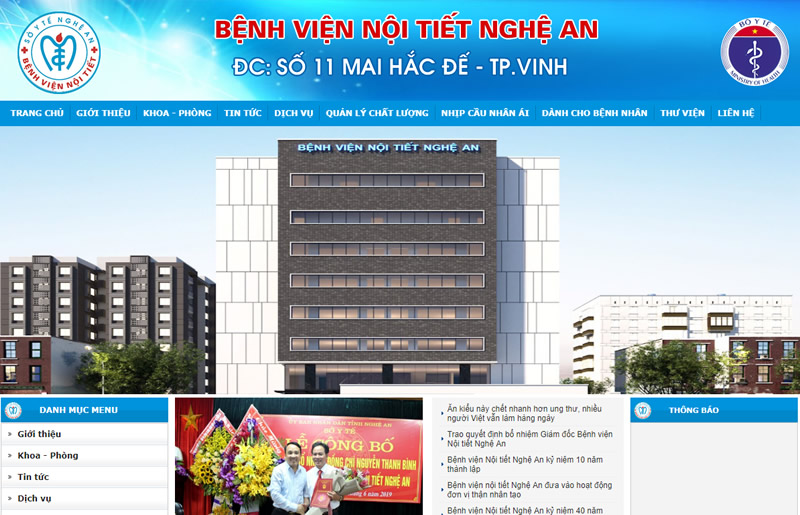 Bệnh viện nội tiết Nghệ An
