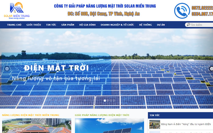 Công ty TNHH giải pháp năng lượng mặt trời Solar Miền Trung